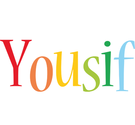 Yousif birthday logo