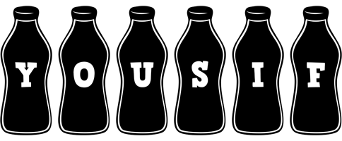 Yousif bottle logo