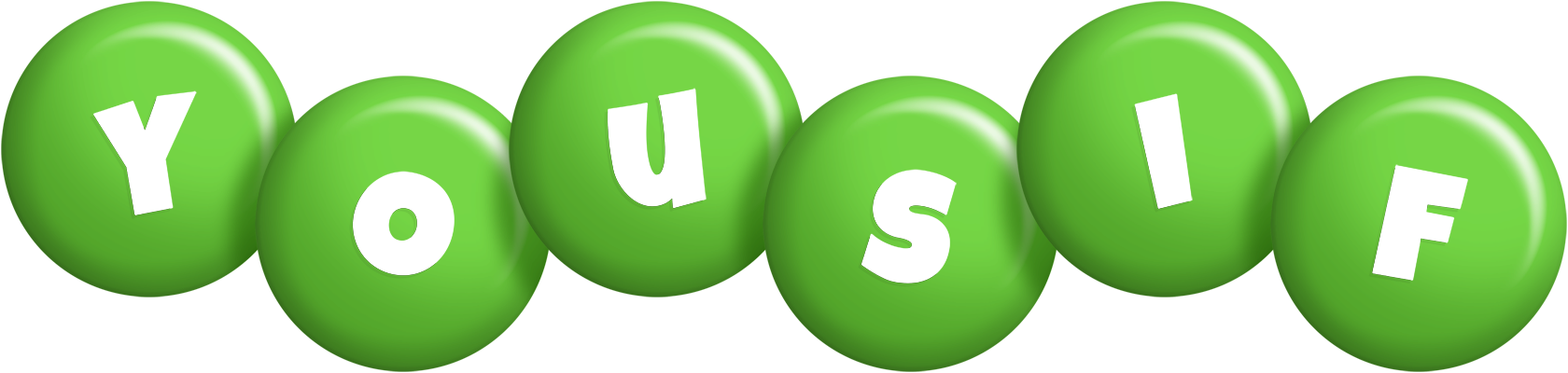 Yousif candy-green logo