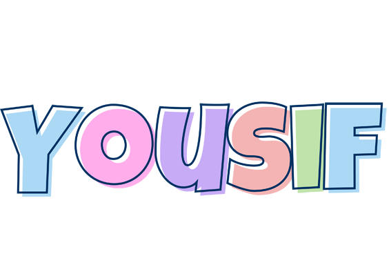Yousif pastel logo