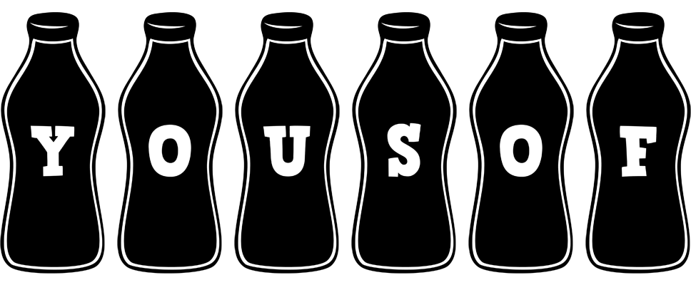 Yousof bottle logo