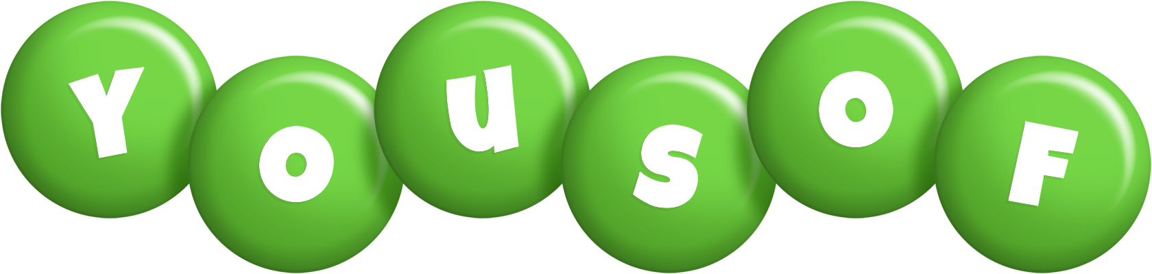 Yousof candy-green logo