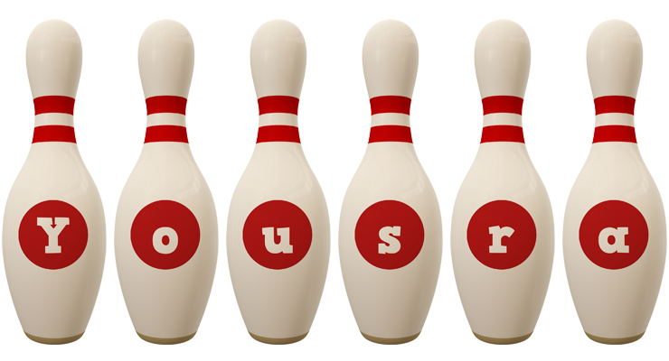 Yousra bowling-pin logo
