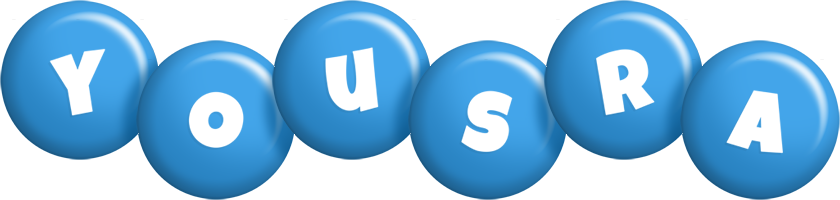 Yousra candy-blue logo