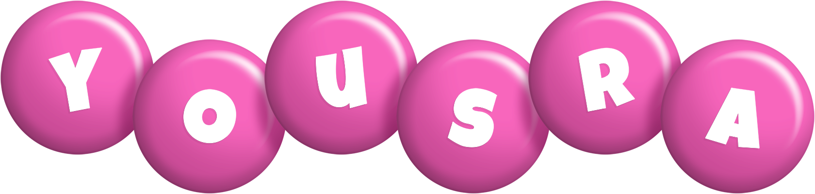 Yousra candy-pink logo