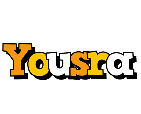 Yousra cartoon logo