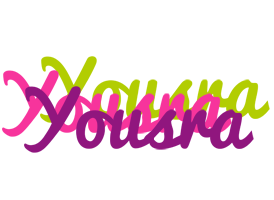 Yousra flowers logo