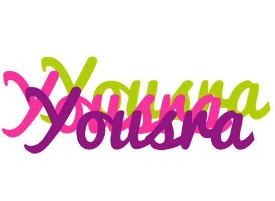 Yousra flowers logo
