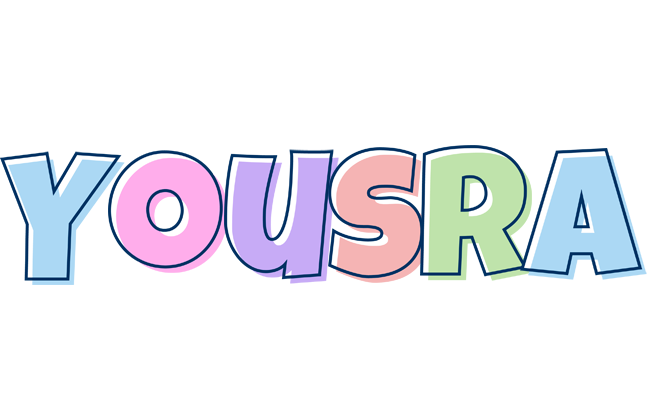 Yousra pastel logo
