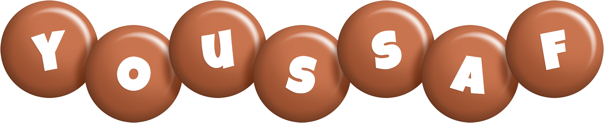 Youssaf candy-brown logo