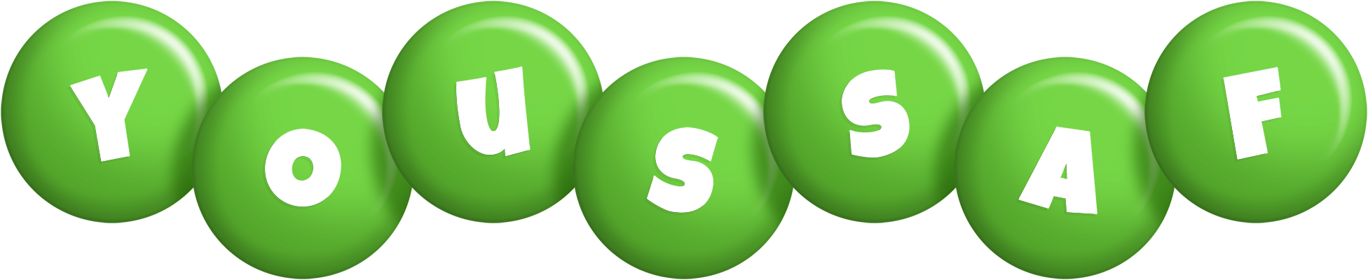 Youssaf candy-green logo