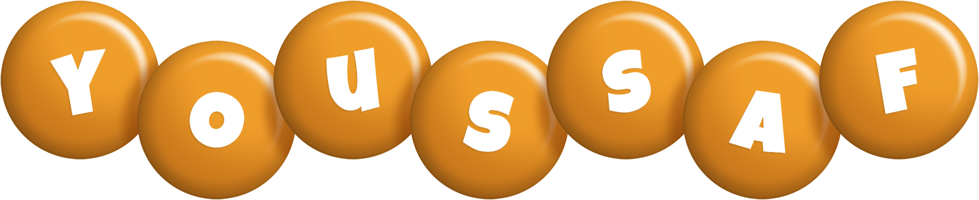 Youssaf candy-orange logo
