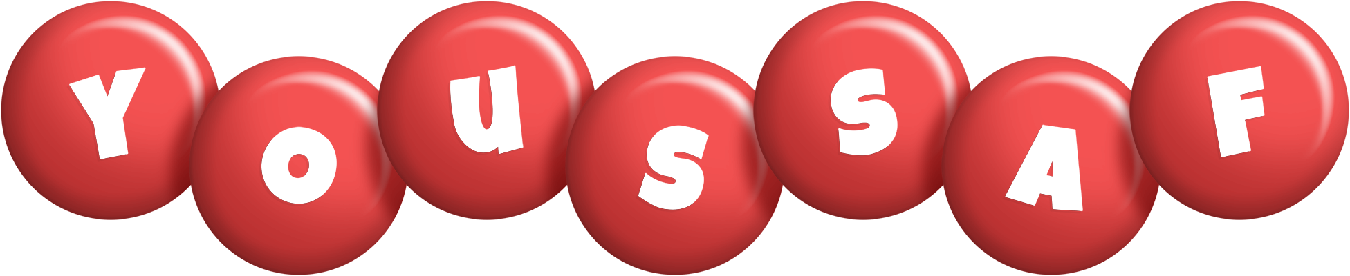 Youssaf candy-red logo