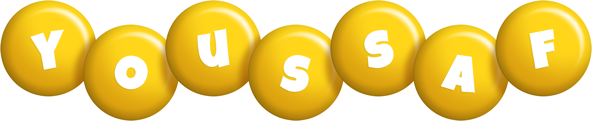 Youssaf candy-yellow logo
