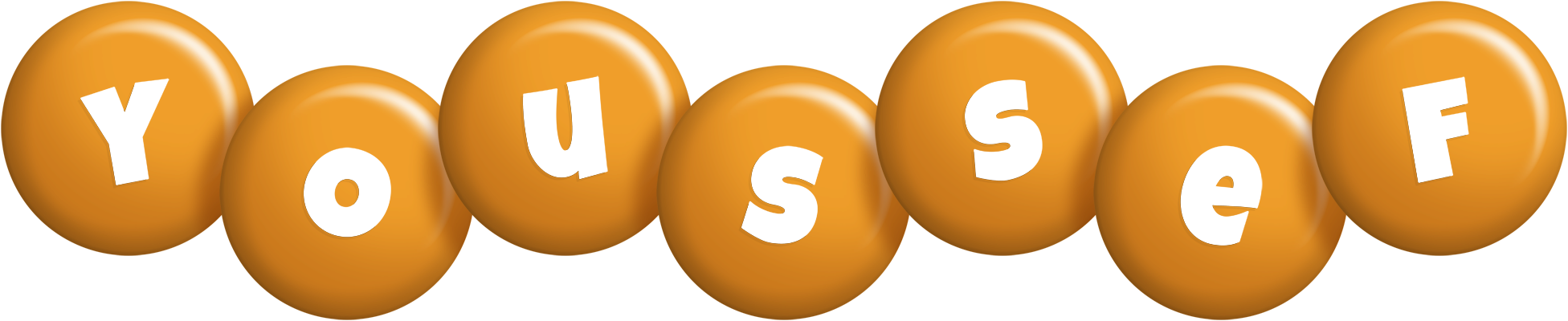 Youssef candy-orange logo