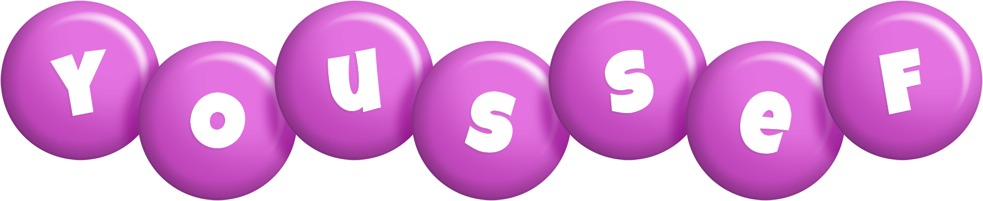 Youssef candy-purple logo