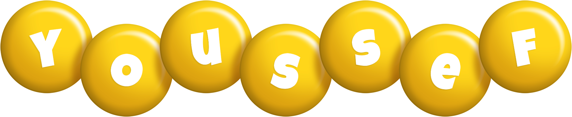 Youssef candy-yellow logo