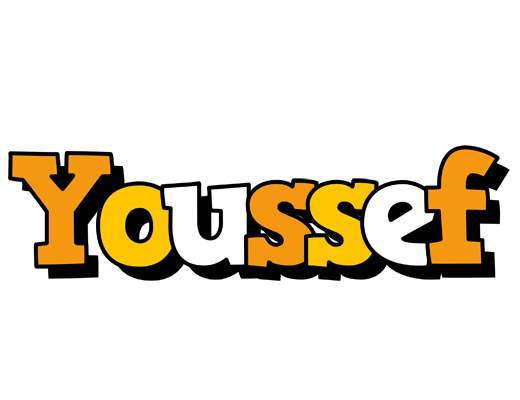 Youssef cartoon logo
