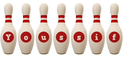 Youssif bowling-pin logo