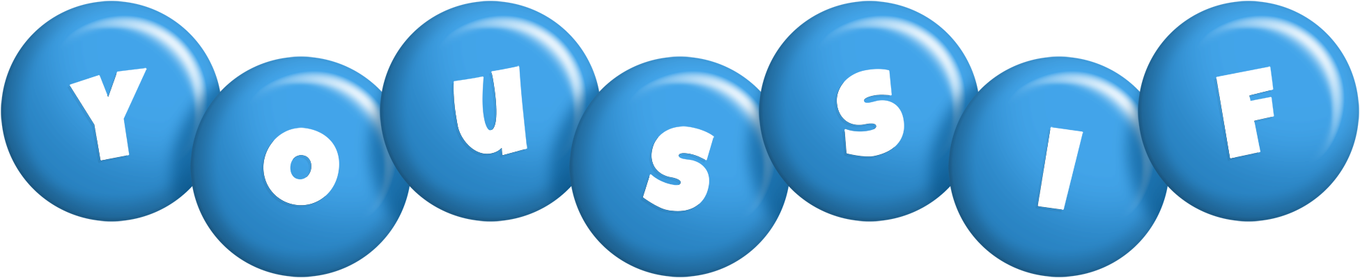 Youssif candy-blue logo