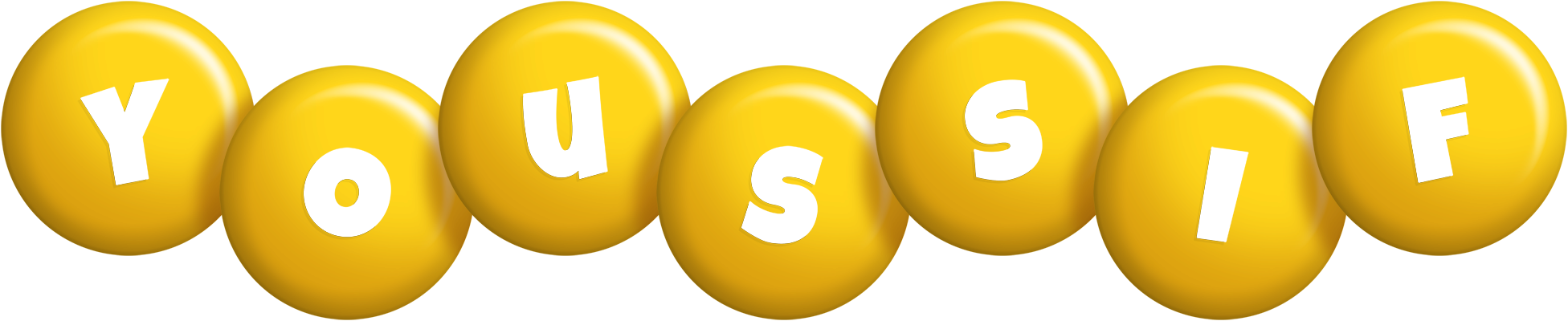Youssif candy-yellow logo