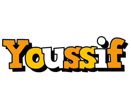Youssif cartoon logo