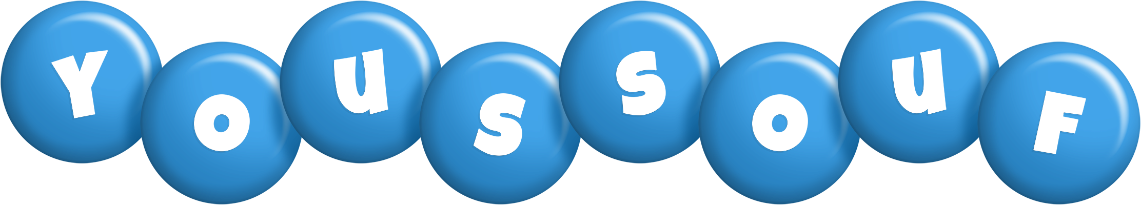 Youssouf candy-blue logo