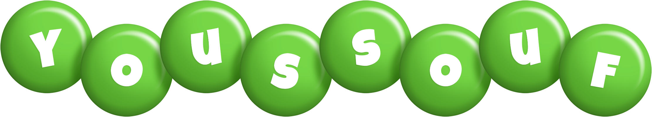 Youssouf candy-green logo