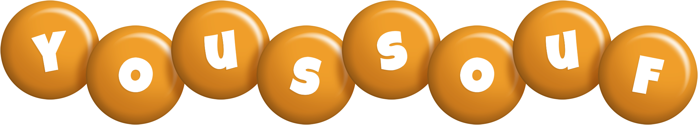 Youssouf candy-orange logo