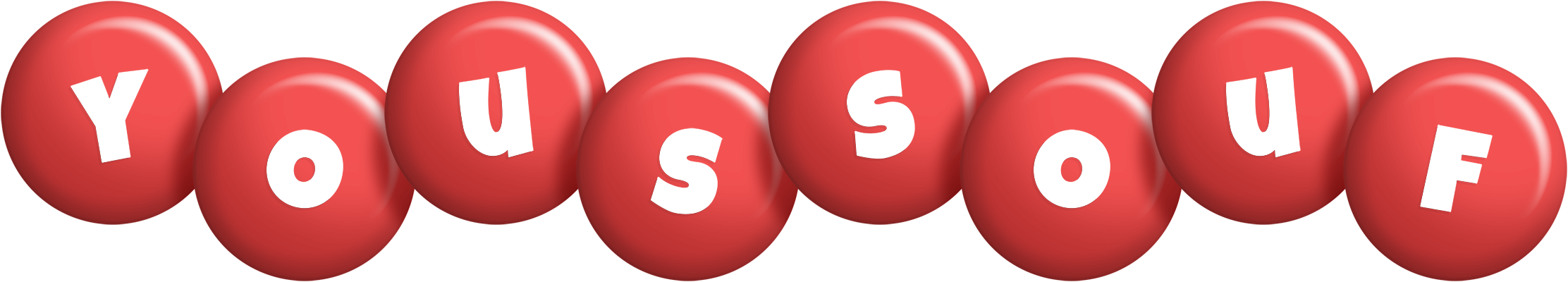 Youssouf candy-red logo
