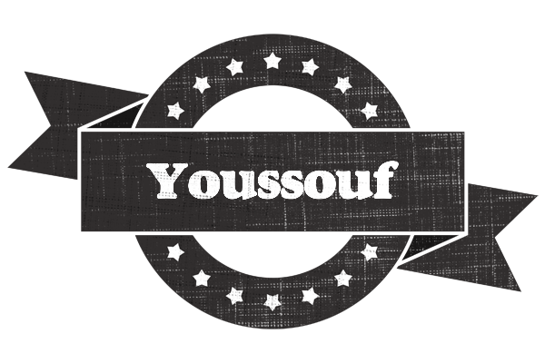 Youssouf grunge logo