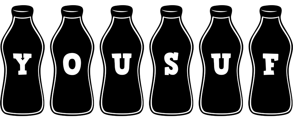 Yousuf bottle logo