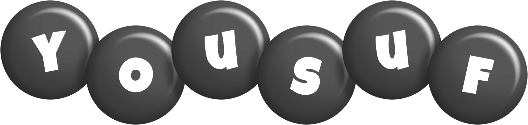 Yousuf candy-black logo