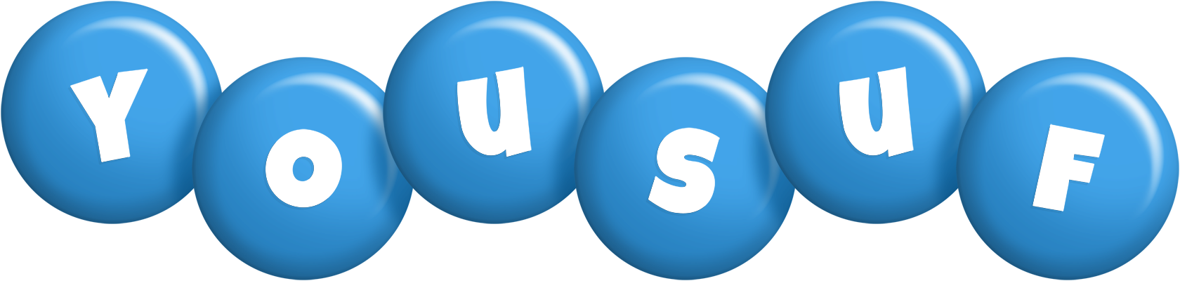 Yousuf candy-blue logo