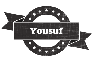 Yousuf grunge logo