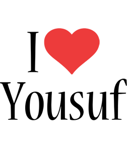 Yousuf i-love logo
