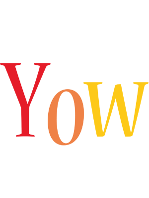 Yow birthday logo