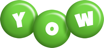 Yow candy-green logo