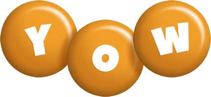 Yow candy-orange logo