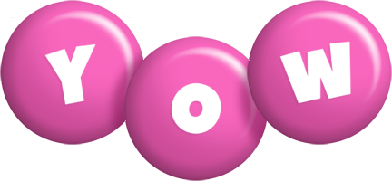 Yow candy-pink logo