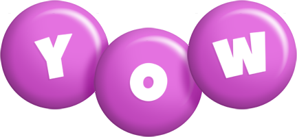 Yow candy-purple logo