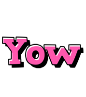 Yow girlish logo