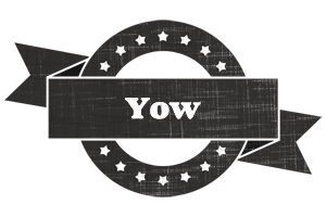 Yow grunge logo