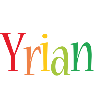 Yrian birthday logo