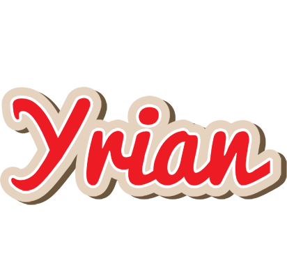 Yrian chocolate logo