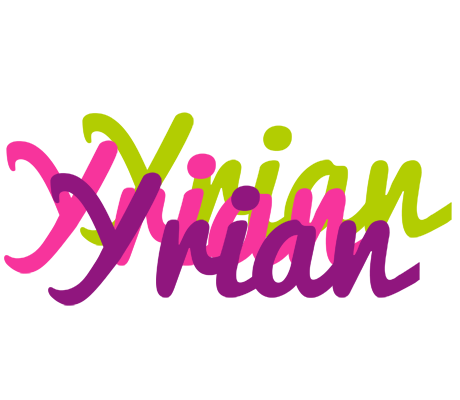 Yrian flowers logo