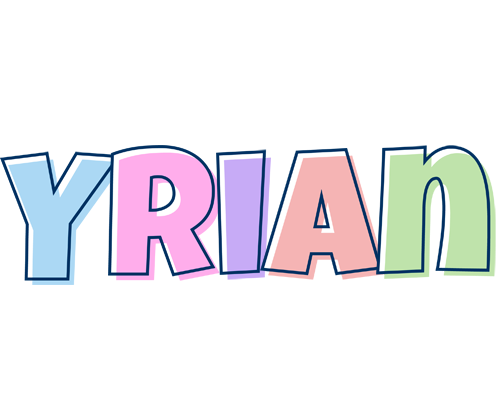 Yrian pastel logo