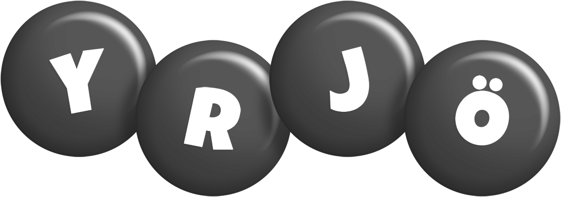 Yrjö candy-black logo
