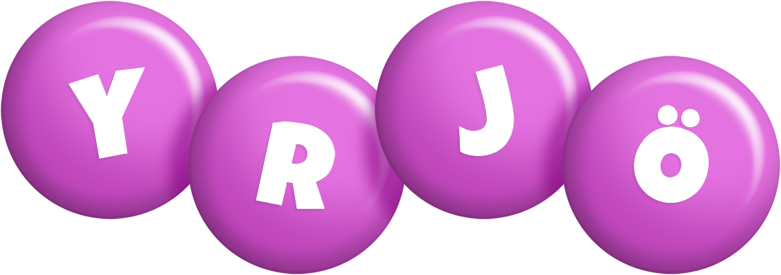 Yrjö candy-purple logo
