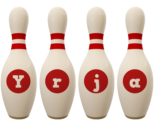 Yrja bowling-pin logo
